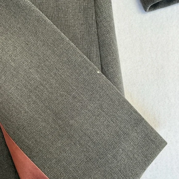 Vintage Betty Rose Gray Wool Jacket Double Breasted 1960s Mod Coat Damage - Picture 11 of 16